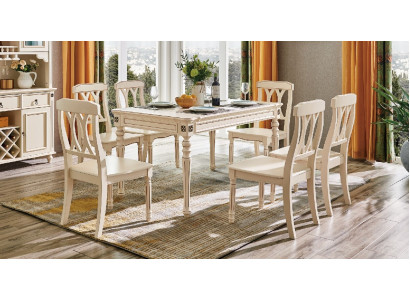 Tavolo da pranzo Tavoli Tavoli in legno coloniale Design Mobili classici Tavolo da pranzo