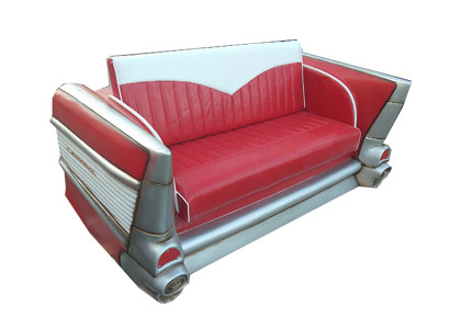Divano Divano da pranzo Cadillac USA Deco Autodivano Divani Imbottiti Divani Divane Auto America
