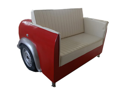 Divano auto Diner Cadillac Car Autosofa Couch Auto Mobili Arredamento USA Modello Decorativo
