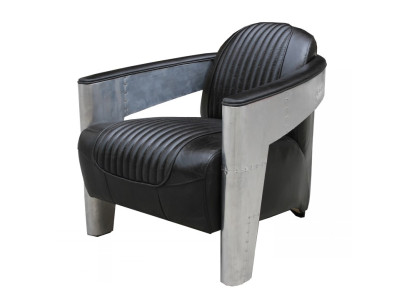 Pelle vera Design vintage Poltrona Sedia TV Pilota Aviatore