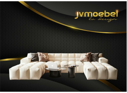 Design Chesterfield in velluto Moderno divano ad angolo a U Divano componibile nuovo