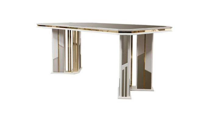 Tavolo da pranzo Tavolo da pranzo Angolo cottura Tavolo Tavolo di legno Bianco Sala da pranzo Legno