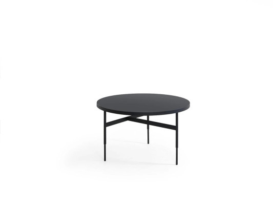 Tavolino rotondo moderno nuovo lusso nero design mobili arredamento legno