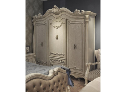 Stile classico antico Armadio in legno guardaroba Camera da letto Barocco