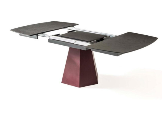Tavolo da pranzo allungabile Tavolo da cucina Design di lusso in legno Grigio  Tavolo da pranzo allungabile Tavolo da cucina Design di lusso in legno Grigio
