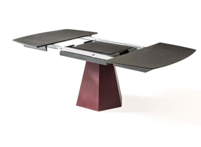 Tavolo da pranzo allungabile Tavolo da cucina Design di lusso in legno Grigio  Tavolo da pranzo allungabile Tavolo da cucina Design di lusso in legno Grigio