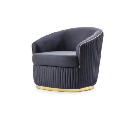 Designer Poltrona Club Lounge blu Relax per Soggiorno Hotel Lusso Nuovo