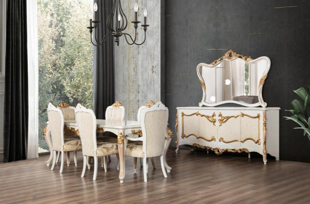 Sedie Soggiorno Sala da pranzo Poltrona Poltrona imbottita con braccioli Sedia di lusso Nuova