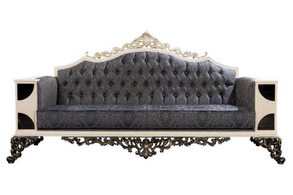 Divano componibile 3+1 posti Set divani di design Sofà imbottito Relax Classico Divano nuovo