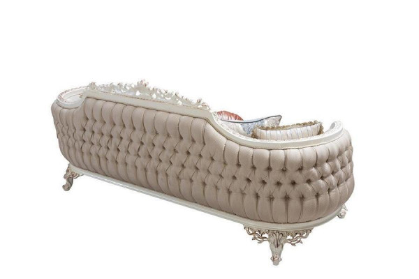Set di divani classici di lusso poltrone salotto 3+1 posti Chesterfield