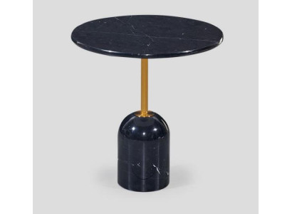 Tavolino da salotto nero Tavoli da soggiorno Design moderno rotondo Tavolo console