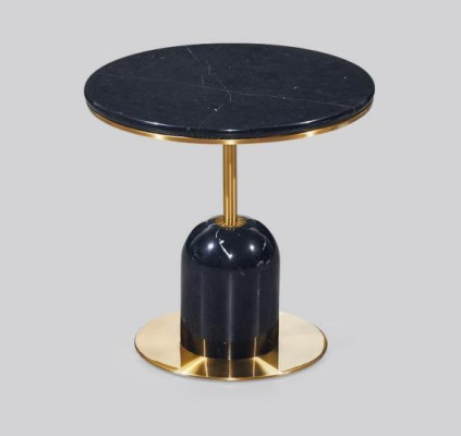 Tavolino da salotto rotondo Tavolino da divano nero Tavolino da salotto di lusso Altro da tavolo