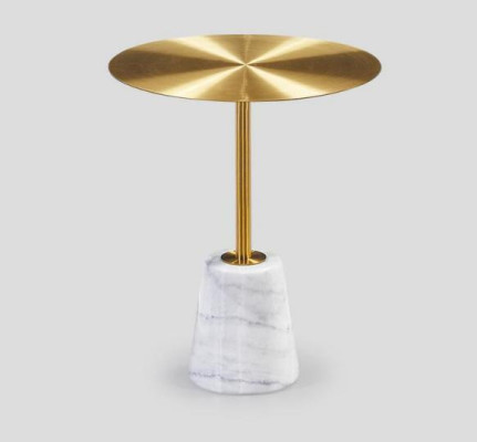Tavolino laterale di lusso rotondo di alta qualità del designer