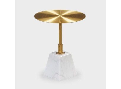 Tavolino d'appoggio rotondo in metallo di alta qualità, design di eleganti tavolini da caffè