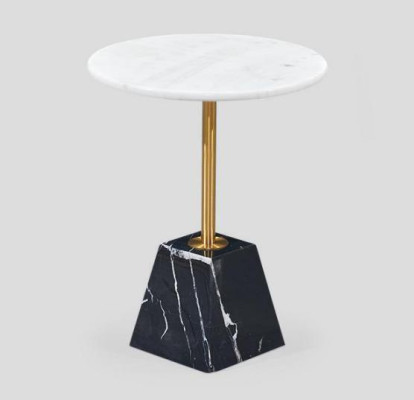 Tavolino rotondo da designer in marmo di lusso Tavolini da salotto eleganti Mobili eleganti