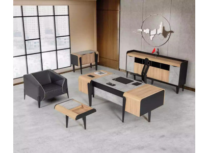 Mobili in legno Mobili da ufficio Set completo Scrivania Armadi Mobili