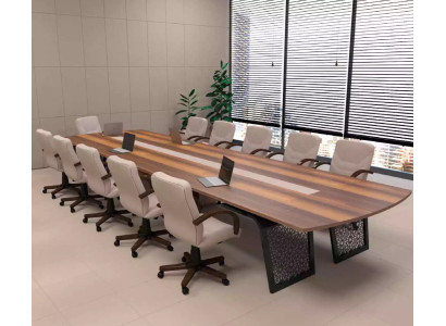 Grande tavolo da conferenza in legno Arredamento per ufficio Tavolo riunioni Tavoli Riunione