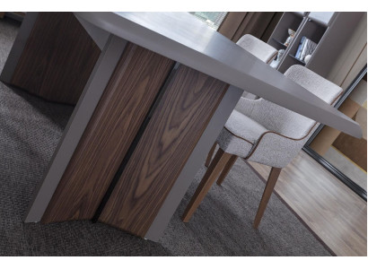 Designer tavolo da pranzo Mobili moderni in sala da pranzo Grigio Esclusiva Novità