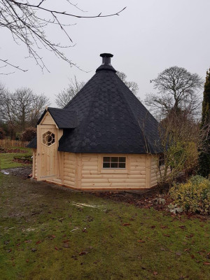 Cabina del barbecue, Kota del grill, Capanna, Casetta del grill, Casa, Grill finlandese, Casa del barbecue