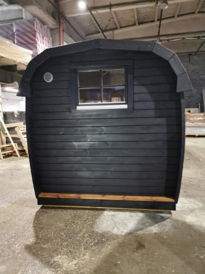 Sauna in legno sauna esterna legno pino casa sauna stanza panoramica 590x230x260