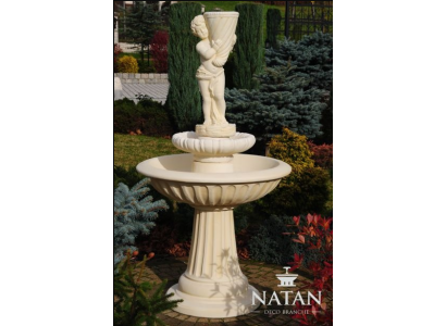 Zierbrunnen Fontana da giardino 172 cm Scultura Fontana Decorazione Giardino Fontana Stagno Nuova