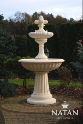 Zierbrunnen Fontana 171 cm Scultura Fontana Decorazione Giardino Fontana Stagno Nuovo