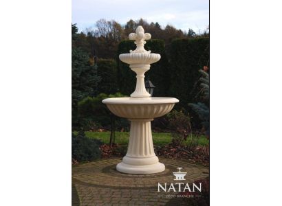 Zierbrunnen Fontana 171 cm Scultura Fontana Decorazione Giardino Fontana Stagno Nuovo