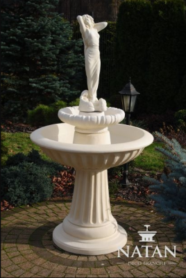 Zierbrunnen Fontana Decorativa Scultura Fontana Giardino Fontana Stagno Nuovo Deco 172cm