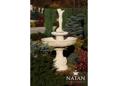 Fontana a cascata Fontana delle rane Fontana 165cm Fontana di pietra Fontana da giardino Fontana