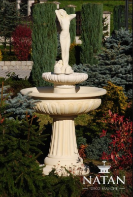 Zierbrunnen Fontana decorativa 174 cm Scultura Fontana Decorativa Giardino Fontana Stagno Nuovo
