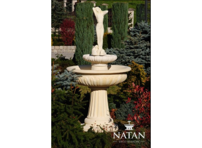 Zierbrunnen Fontana decorativa 174 cm Scultura Fontana Decorativa Giardino Fontana Stagno Nuovo