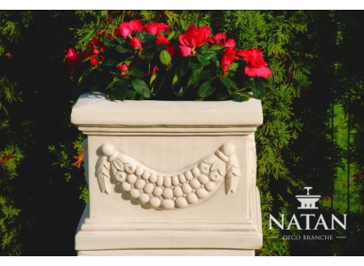 Cestino dei fiori, fioriera, contenitore per fiori, decorazione, statua, figure, giardino
