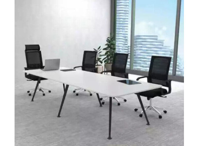 Tavolo riunione bianco Tavolo conferenza Arredamento ufficio Stile