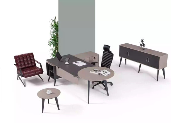 Mobili per ufficio Scrivania angolare Moderno Tavolo di lusso di design Tavoli per lo studio