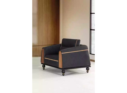 Poltrona da designer Nuovo mobile Nero Sedile Ufficio Soggiorno di lusso Poltrona imbottita