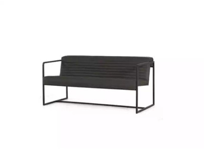 Divano moderno a due posti per l'ufficio in stile lussuoso, nuovo.