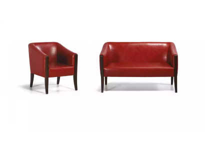 Sedia rossa in tessuto Stile di arredamento Moderno Mobili da ufficio Studio di lavoro Design in legno