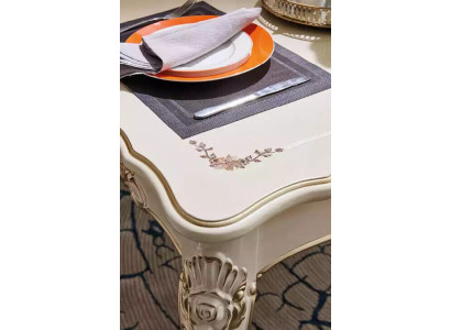 Sala da pranzo set di mobili per il vostro interno mobili classici in bianco perlato da 8 pezzi.