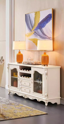 Sala da pranzo set di mobili per il vostro interno mobili classici in bianco perlato da 8 pezzi.