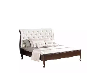 Letto in tessuto design, letti matrimoniali di lusso moderni struttura camera da letto hotel.