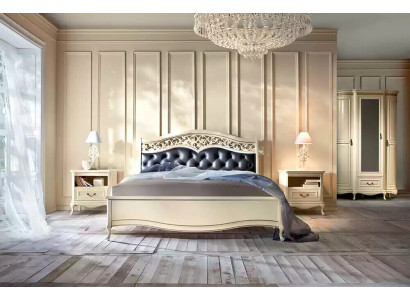 Letto Mobili Design Letti bianchi Letto matrimoniale Camera da letto di lusso Legno