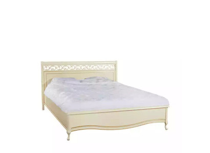 Letto Imbottito Design di Lusso, Letti Matrimoniali in Hotel in Legno Nuovo Bianco Colori