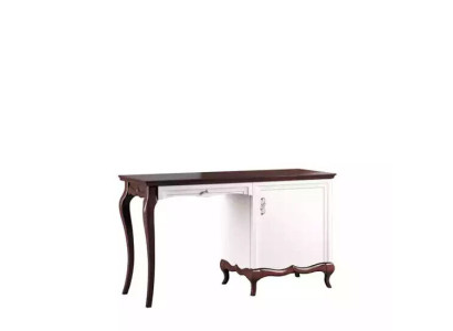 Scrivania classica Mobili da ufficio di lusso in legno bianco Esclusivo