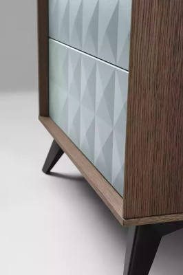 Supporto TV Mobile basso Soggiorno Moderno Design Credenza in legno