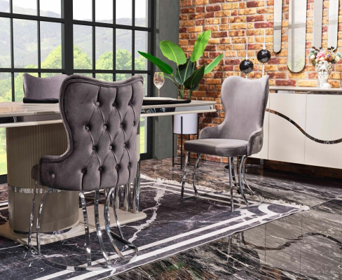 Tavolo 6x sedie 7 pezzi sala da pranzo tavolo in legno set da pranzo gruppo design