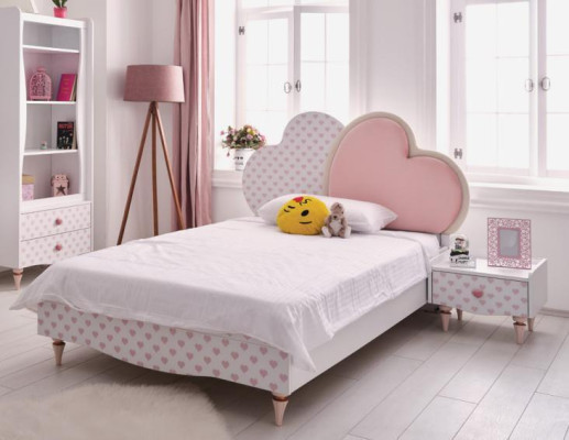 Letti di lusso Letto per bambini Camera dei bambini Letto per bambini Mobili in legno Bianco Nuovo