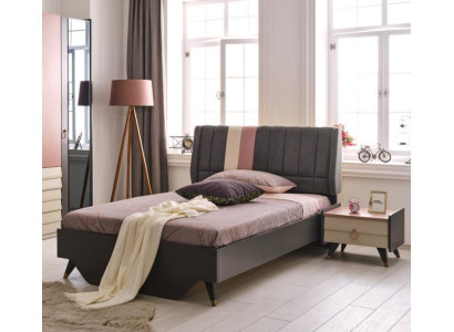 Camera da letto di lusso comodini letti set completo design arredamento