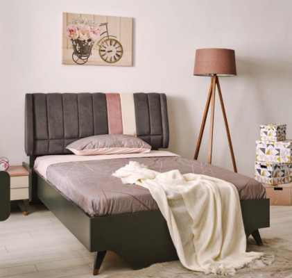 Camera da letto di lusso comodini letti set completo design arredamento