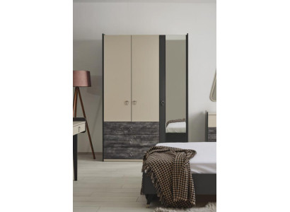 Armadio Armadio Multiuso Armadio Grigio Materiale Legno Armadi