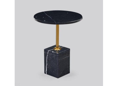 Tavolino rotondo di alta qualità Nero elegante tavolino da salotto nuovo lussuoso